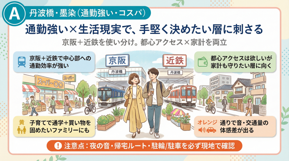 丹波橋・墨染の町並みイメージ