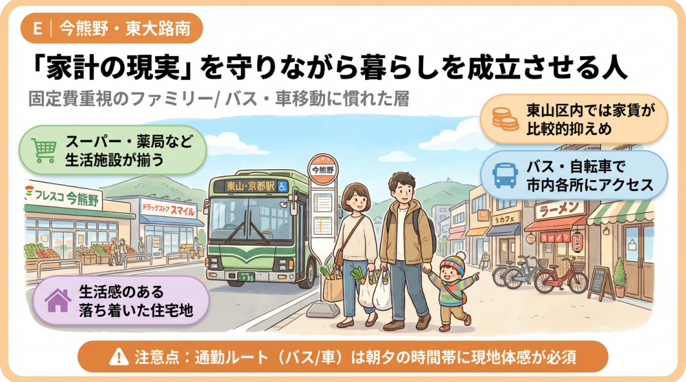 今熊野周辺の町並みイメージ